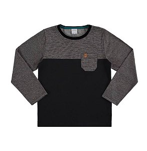 Camiseta com Bolso Funcional em Malha Corse 61604