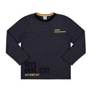 Camiseta infantil m/l estampada Alakazoo 61600