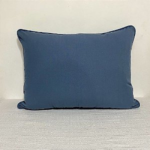 Porta Travesseiro Liso Azul Indigo