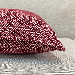 Capa Para Almofada Mini Chevron Vinho