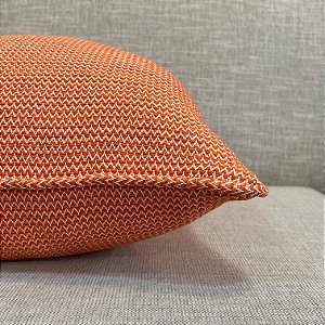 Capa Para Almofada Mini Chevron Laranja