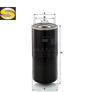 MANN WD13145/4 - Filtro de Óleo Lubrificante