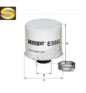 HENGST E566L - Filtro de Ar do Respiro