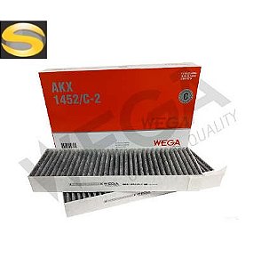 WEGA AKX1452-2/C - Filtro de Ar Condicionado com Carvão ativado