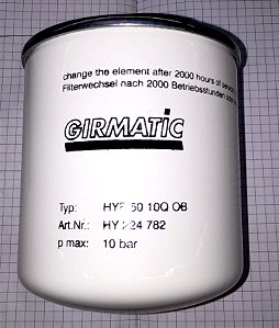 GIRMATIC HYF5010QOB - Filtro Hidráulico