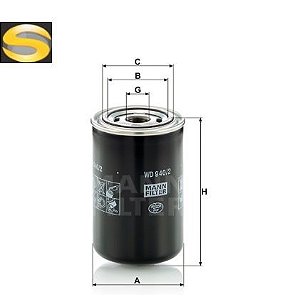 MANN WD940/2 - Filtro Hidráulico