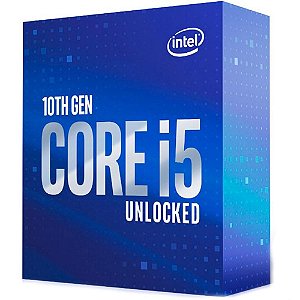 Processador Intel Core i5-10600KF, Cache 12MB, 4.1GHz (4.8GHz Max Turbo), LGA 1200