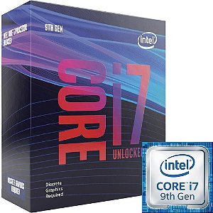 Processador Intel Core i7-9700KF Coffee Lake Refresh, Cache 12MB, 3.6GHz (4.9GHz Max Turbo), LGA 1151, Sem Vídeo