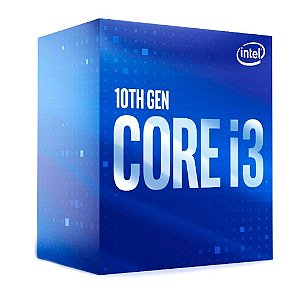 Processador Intel Core i3-10100, Cache 6MB, 3.6GHz (4.3GHz Max Turbo), LGA 1200