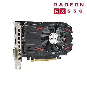 Placa de vídeo Radeon RX 550 4GB GDDR5 Snake