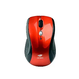 MOUSE SEM FIO C3TECH NANO VERMELHO MW012RD