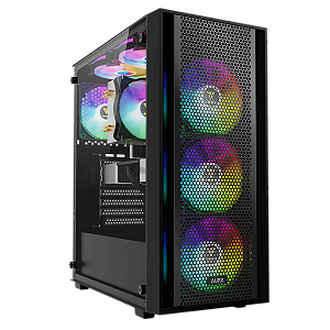 GABINETE GAMER GAMDIAS AURA GC2 ELITE VIDRO TEMPERADO ATX MID TOWER