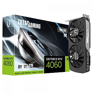 PLACA DE VÍDEO ZOTAC NVIDIA GEFORCE RTX 4060 TWIN EDGE OC 8GB GDDR6 DLSS RAY TRACING