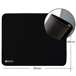 MOUSEPAD 26X21 PRETO HREBOS PREMIUM IF-293 PRETO