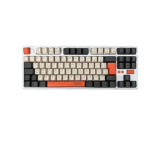 TECLADO GAMER MECÂNICO 70% REVENGER BLACKLION HOTSWAP SWITCH BLUE COM KNOB DE VOLUME TE-BKL007