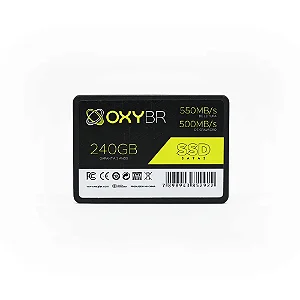 SSD 240 GB OXYBR SATA3 B0876D771X LÊ: 550 MB/S GRAVA: 500 MB/S 2.5