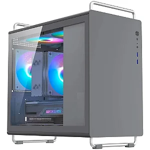 GABINETE GAMER BLUECASE TINY CINZA BG-056G