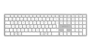 TECLADO OFFICE HREBOS IF-606 SEM FIO BLUETOOTH + USB RECARREGÁVEL