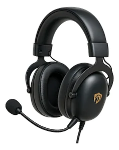 HEADSET GAMER H'MASTON SNS11 SEM FIO BLUETOOTH RECARREGÁVEL PRETO COM LED RAINBOW