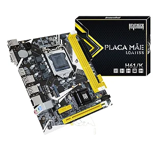 PLACA MÃE INTEL H61M-K REVENGER DDR3 LGA 1155