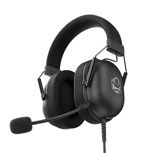 HEADSET GAMER PCYES KAMAR BLACK VULKAN COM FIO USB PRETO