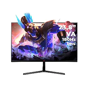 MONITOR GAMER GRASEP 23,8 POLEGADAS FULL HD VA 100HZ 1MS PLANO D-238G/100H PRETO