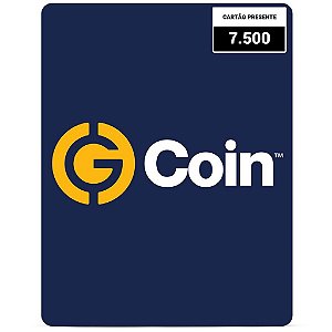 Gcoin 7.500 - Código Digital
