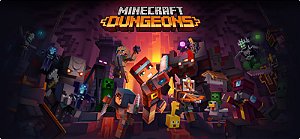 Jogo Minecraft Dungeons - Xbox 25 Dígitos Código Digital