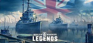 Jogo World of Warships: Legends Marinha do Domínio - Xbox 25 Dígitos Código Digital