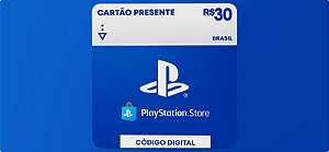 Playstation Store R$30 Reais - Código Digital