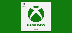 Game Pass Core 12 Meses - Código Digital