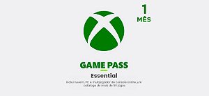 Xbox Game Pass Essential – Assinatura de 1 mês