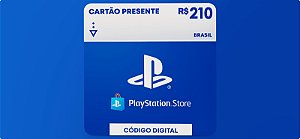 Playstation Store R$210 Reais - Código Digital