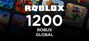 Roblox 1.200 Robux - Código Digital