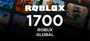 Roblox 1.700 Robux - Código Digital