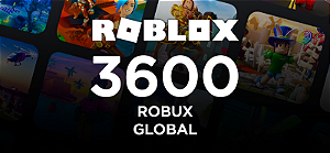 Roblox 3.600 Robux - Código Digital