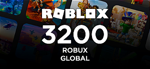 Roblox 3.200 Robux - Código Digital