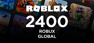 Roblox 2.400 Robux - Código Digital