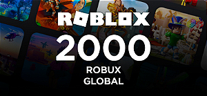 Roblox 2.000 Robux - Código Digital