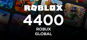 Roblox 4.400 Robux - Código Digital