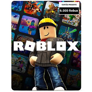 Roblox 6.000 Robux - Código Digital - PentaKill Store - PentaKill Store - Gift  Card e Games