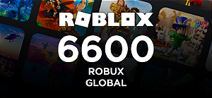 Roblox 6.600 Robux - Código Digital