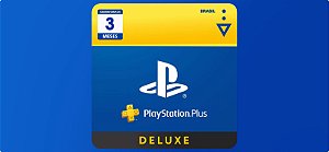 Playstation Plus Deluxe 3 Meses Assinatura Brasil - Código Digital