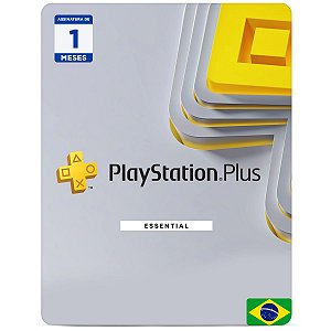 Playstation Plus Essential 1 Mês Assinatura USA - Código Digital -  PentaKill Store - Gift Card e Games