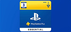 Playstation Plus Essential 3 Meses Assinatura Brasil - Código Digital