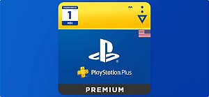 Playstation Plus Premium 1 Mês Assinatura USA - Código Digital
