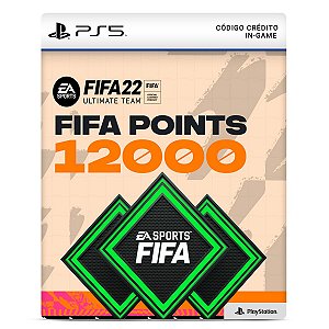 FUT 22 – 12.000 FIFA Points PS4 PS5 Código Digital