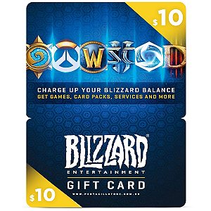 Blizzard Battle.Net 10 USD Estados Unidos - Código Digital