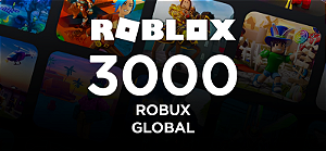 Roblox 3.000 Robux - Código Digital
