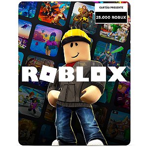 Roblox 25.000 Robux - Código Digital - PentaKill Store - PentaKill Store -  Gift Card e Games